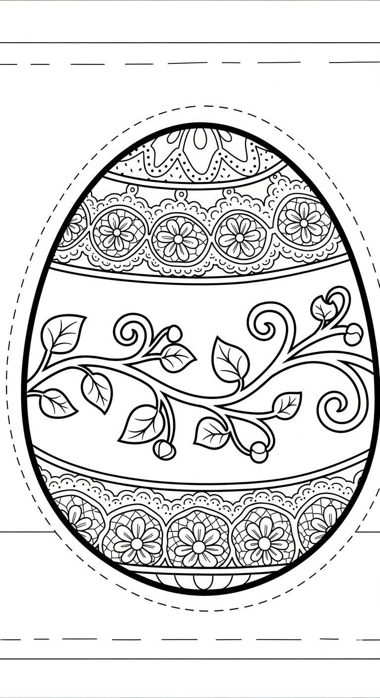 coloriage Pâques a dessiner en ligne