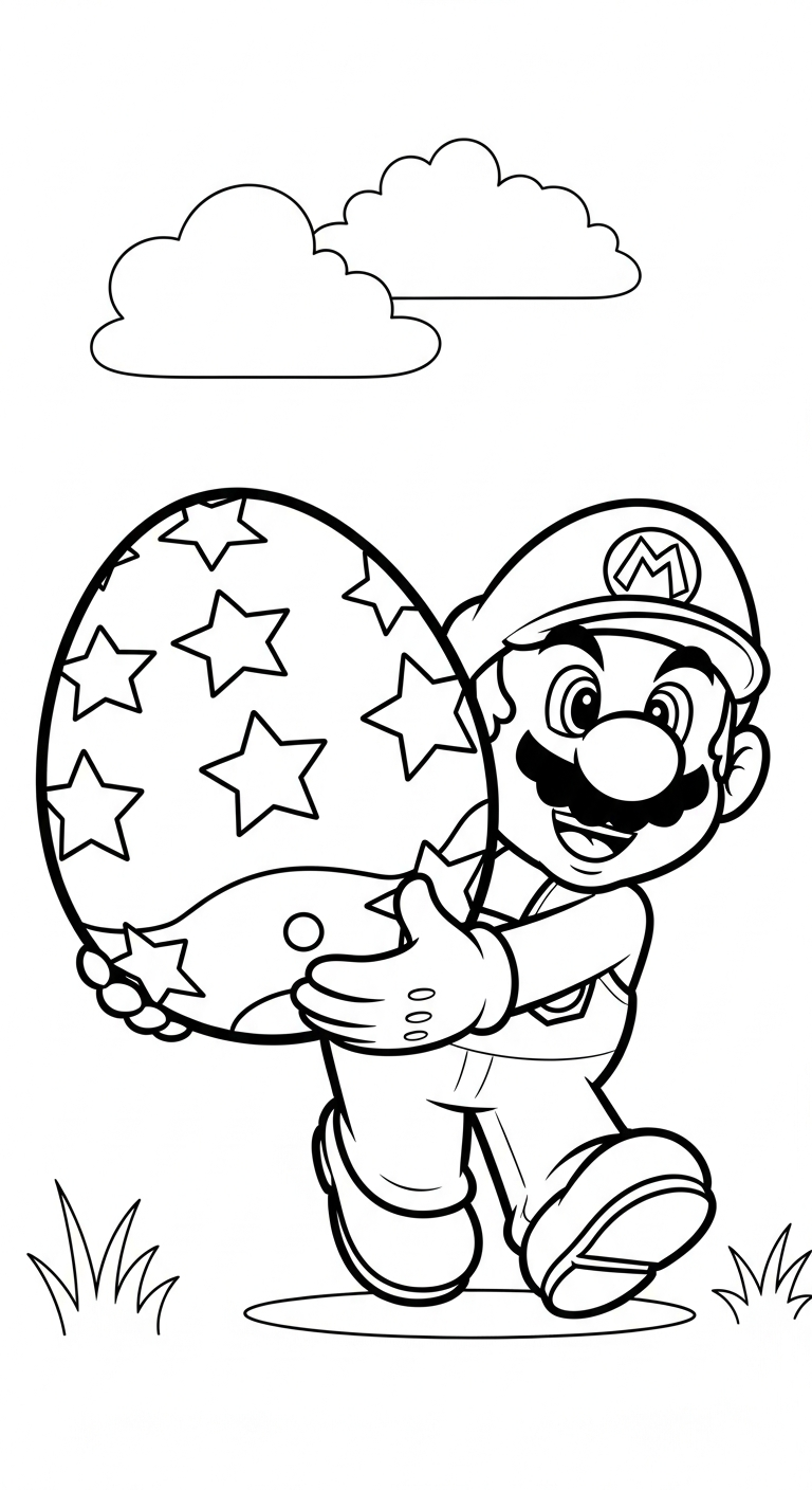 coloriage Pâques educatif pour enfant