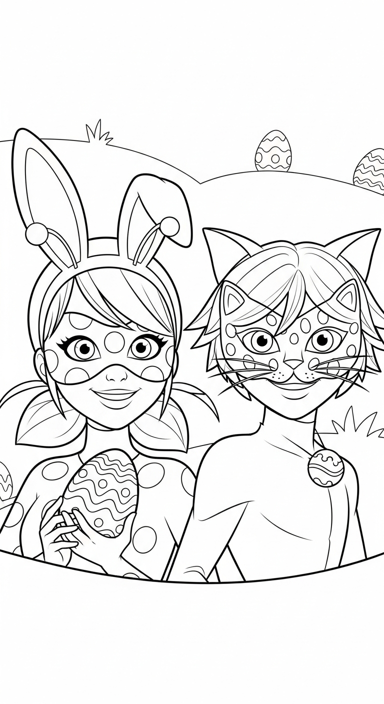 télécharger coloriage Pâques gratuit