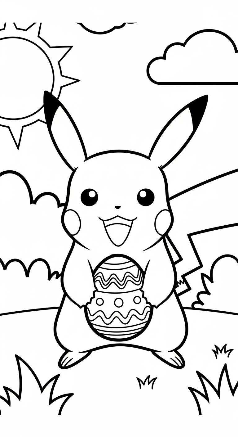 coloriage Pâques a imprimer 1
