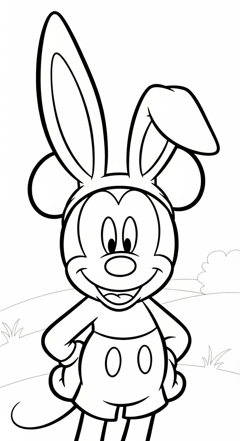 coloriage Pâques à imprimer pour enfant de 3 ans 1