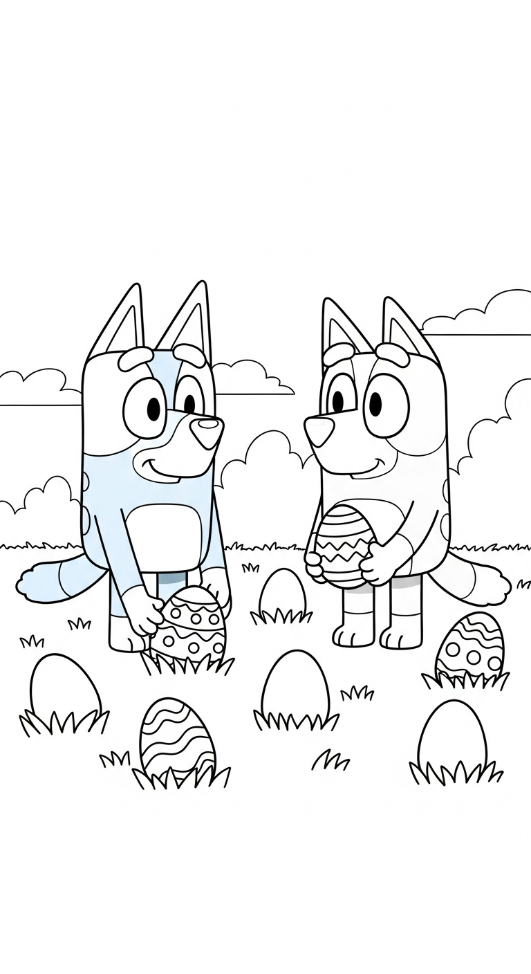 coloriage Pâques a imprimer 2