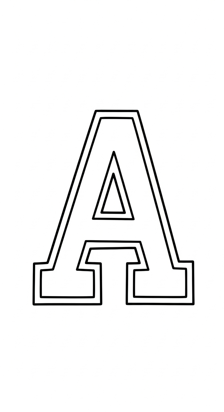 coloriage alphabet updated pour enfants à télécharger
