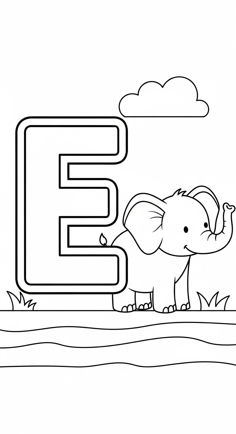 coloriage alphabet updated pour enfant de 2 ans 3