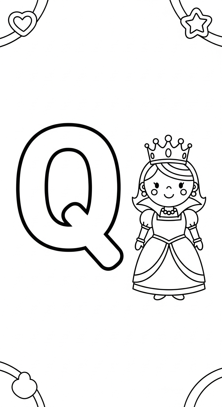 coloriage alphabet updated à imprimer kawaii 1