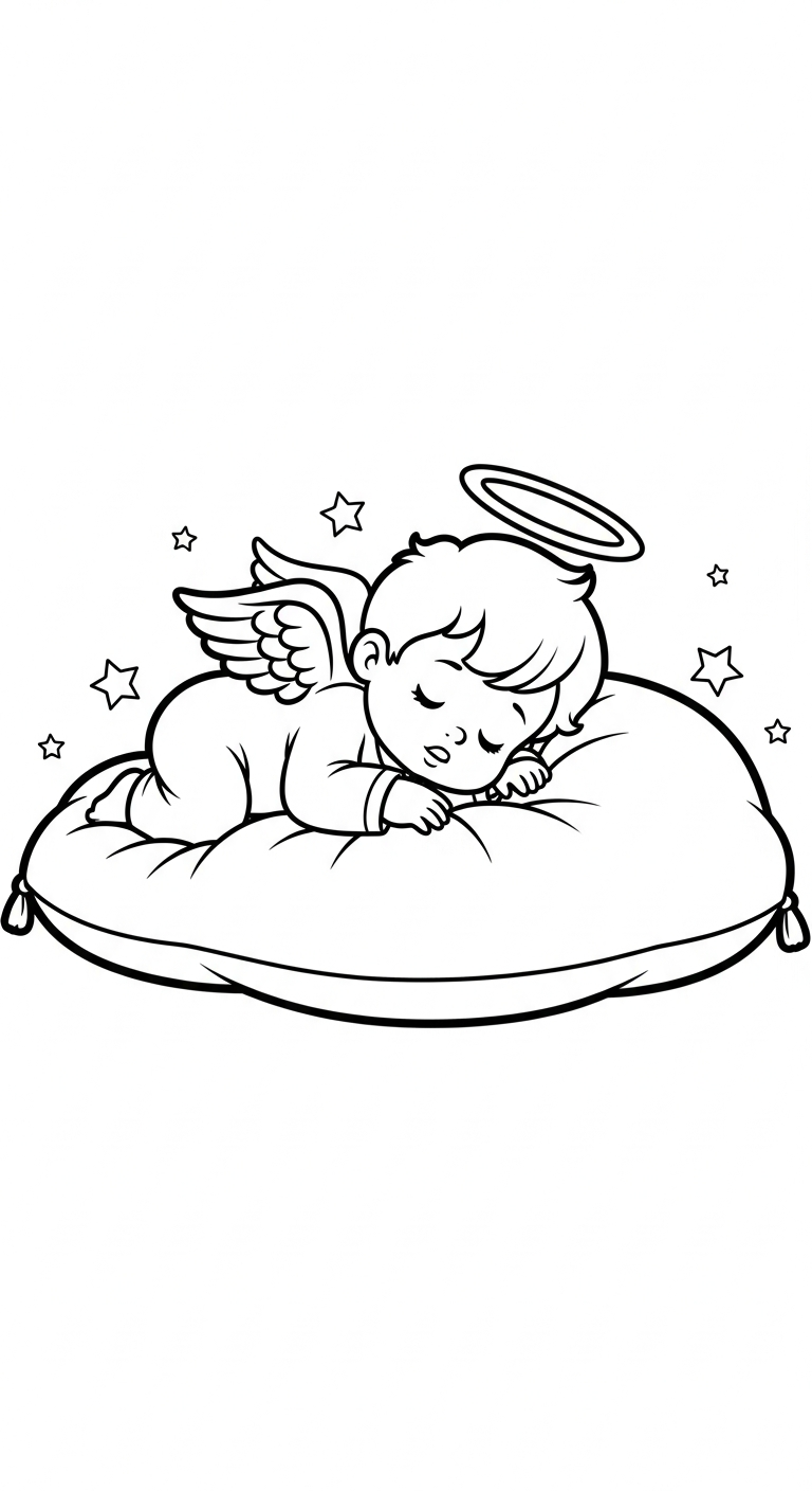 imprimer coloriage ange updated