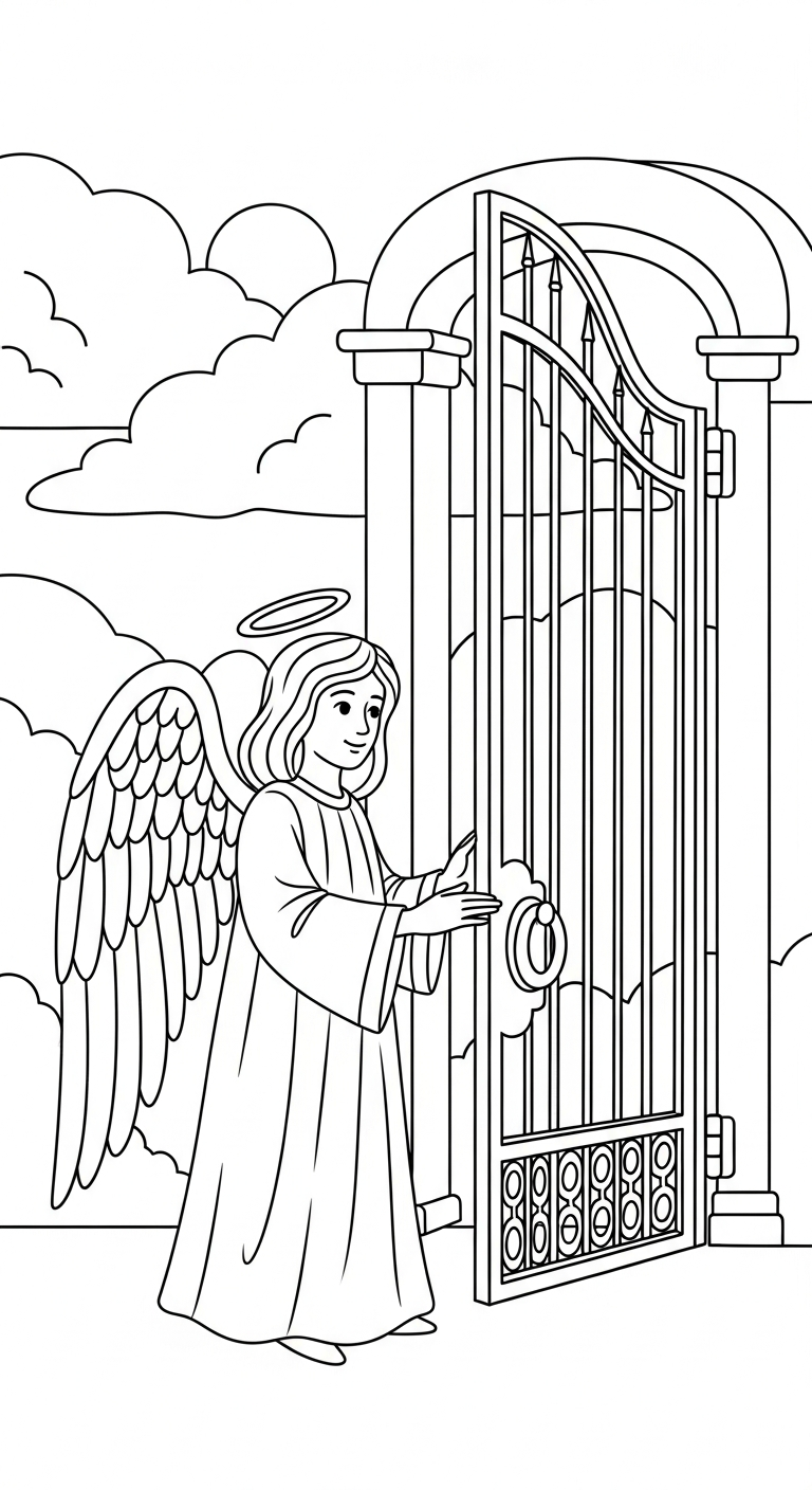 coloriage ange updated à imprimer pour enfant de 9 ans