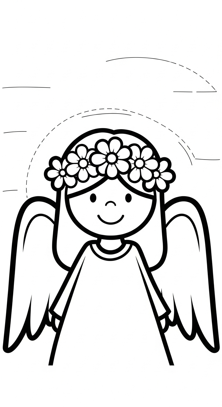 coloriage ange updated à imprimer gratuit