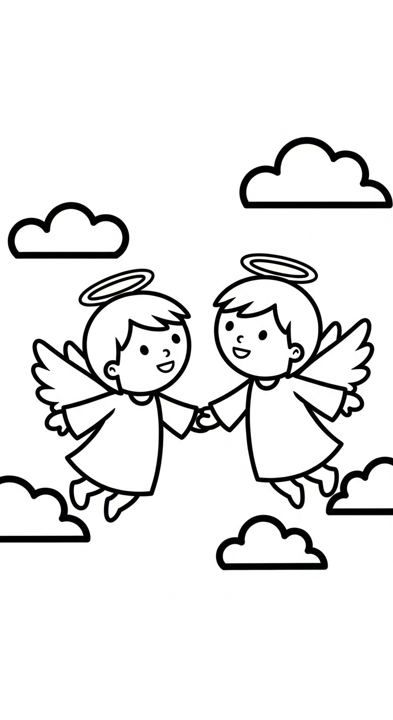 coloriage ange updated a colorier en ligne gratuitement