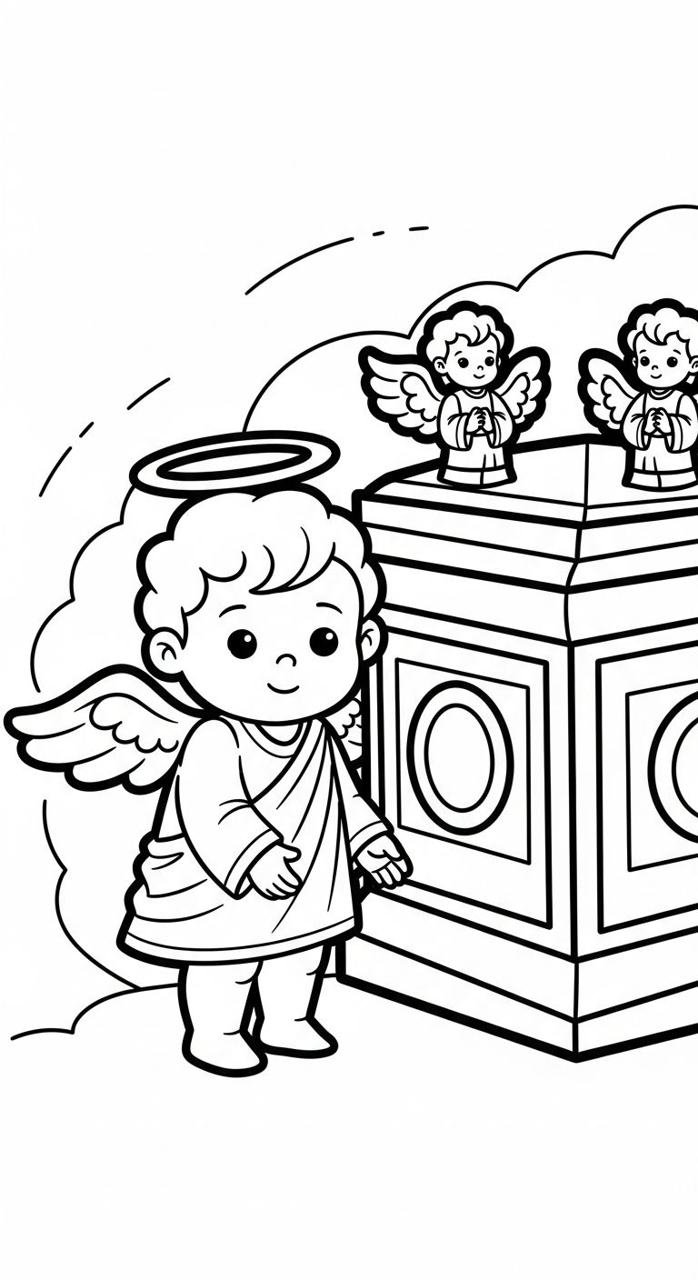 a imprimer coloriage ange updated gratuit