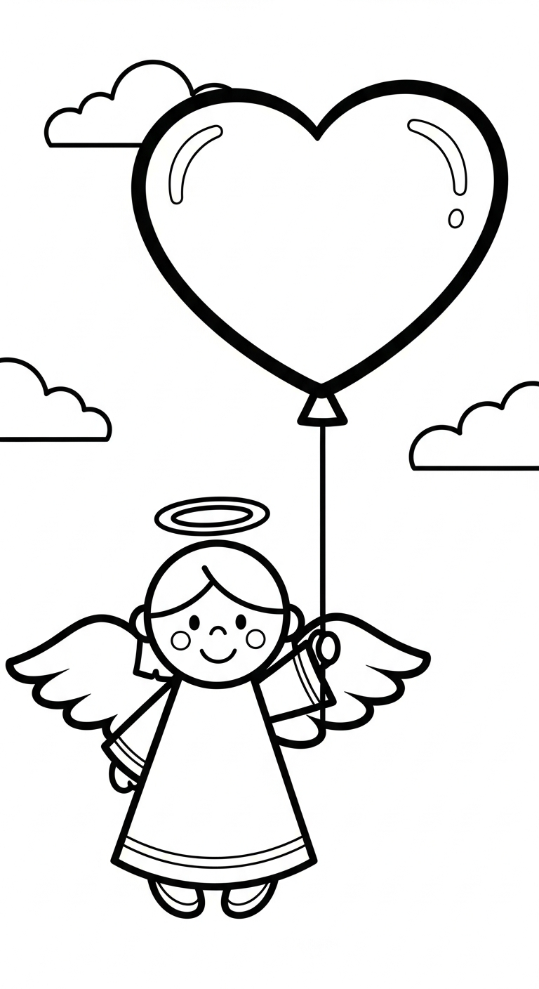 coloriage ange updated à imprimer pour enfant de 8 ans