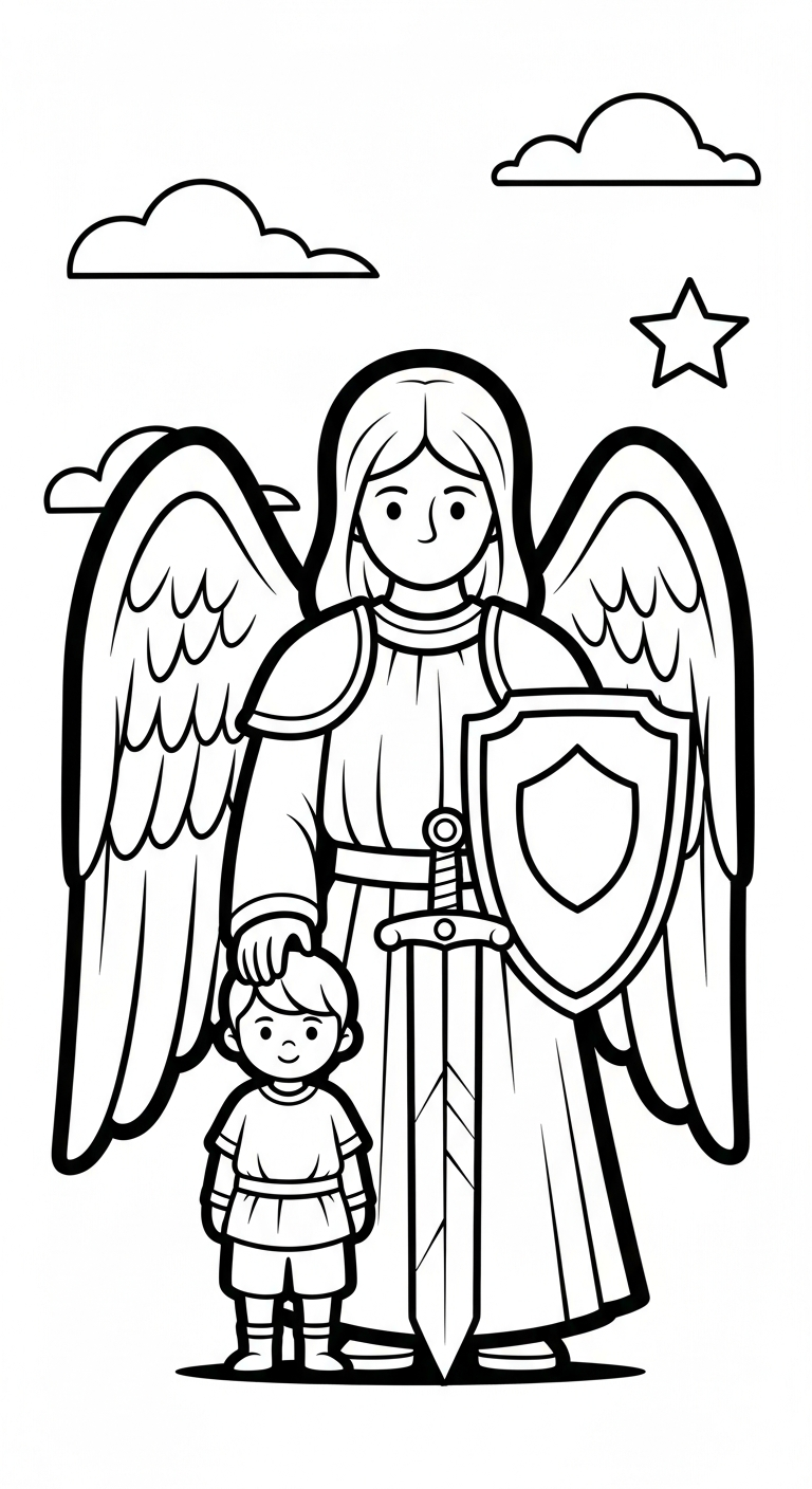 coloriage ange updated pour enfant de à imprimer