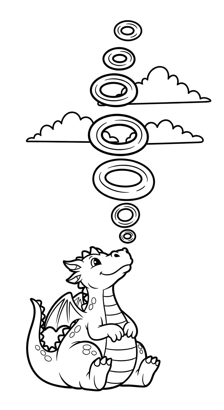 coloriage dragon updated pour primaire