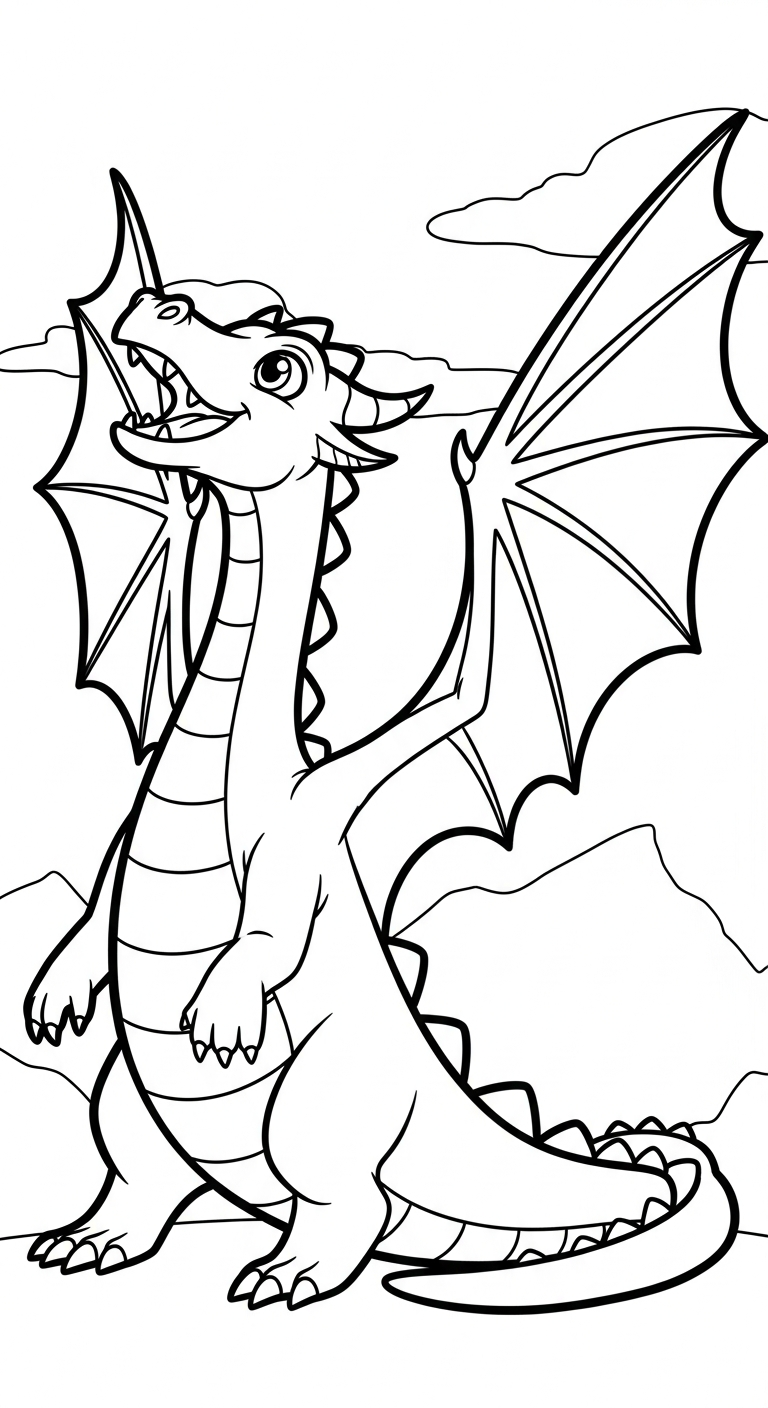 imprimer coloriage dragon updated 2