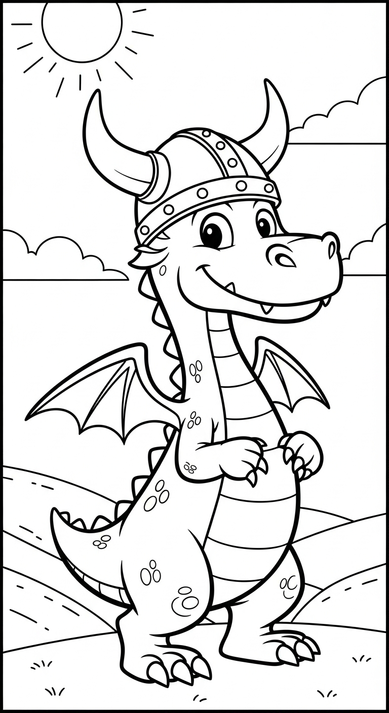 coloriage dragon updated a imprimer
