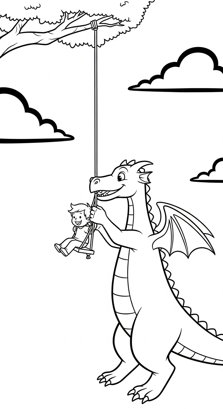 coloriage dragon updated gratuit à imprimer 2