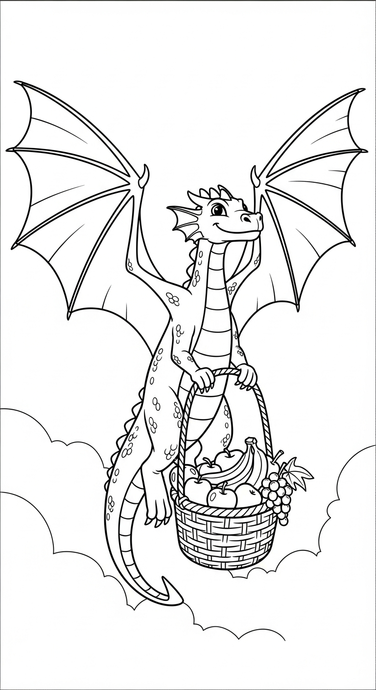 coloriage dragon updated à imprimer pour enfant de 7 ans 1