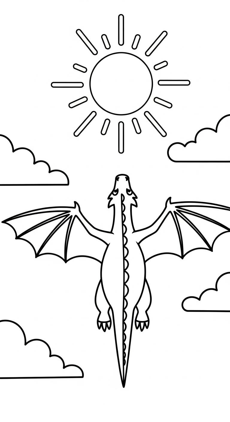 coloriage dragon updated et apprentissage
