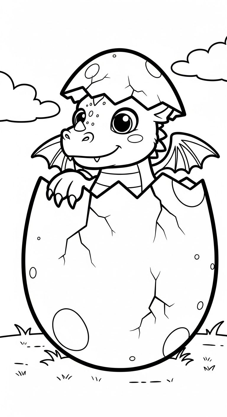 coloriage dragon updated à imprimer pour enfants