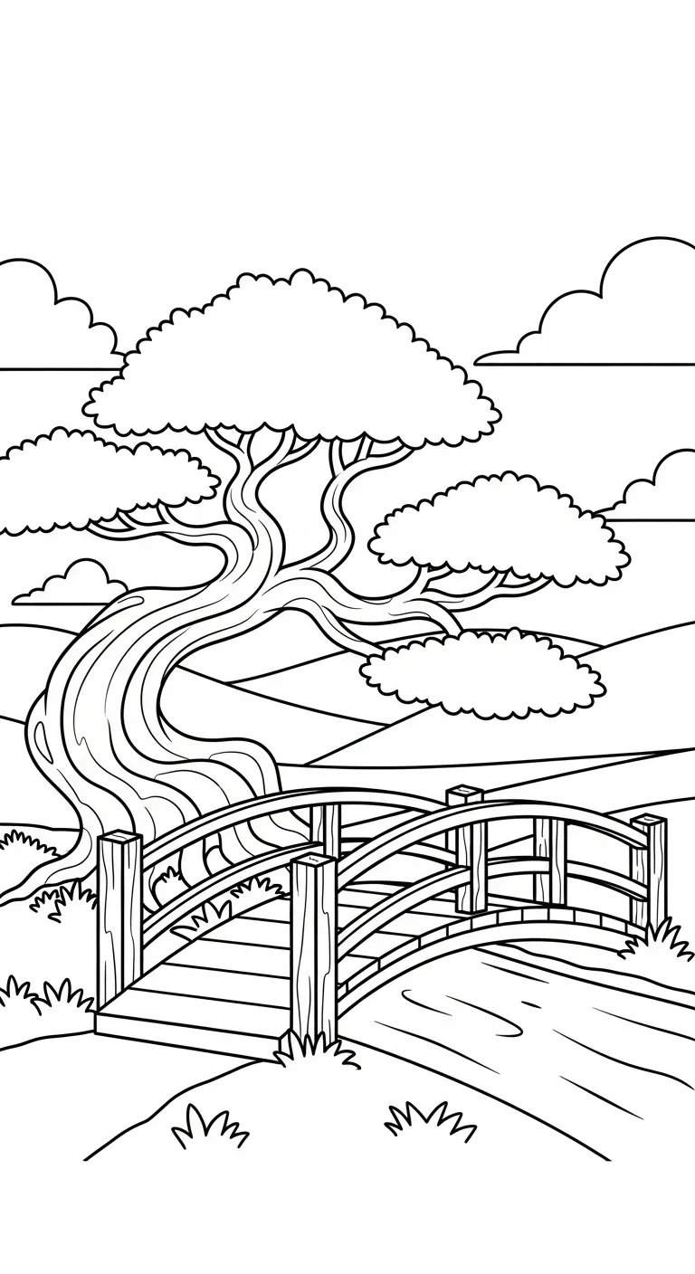 coloriage Bonsaï pour enfant