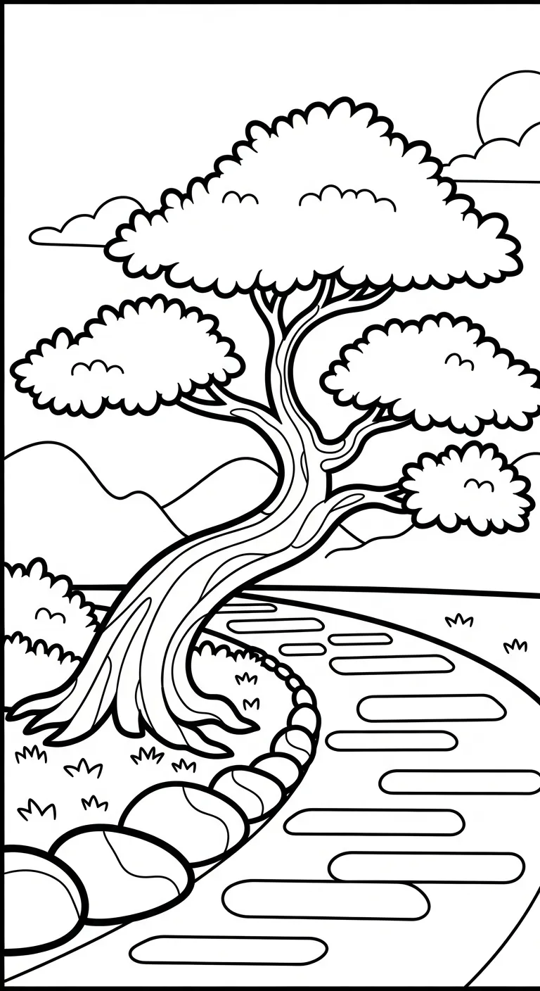 coloriage Bonsaï a dessiner en ligne