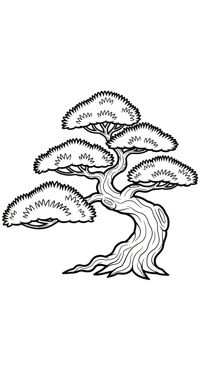 coloriage Bonsaï et dessins