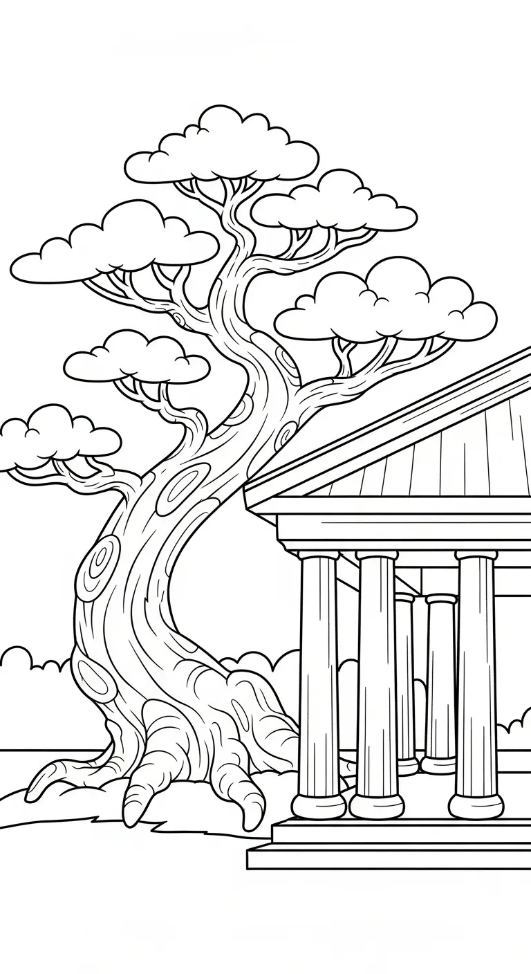 coloriage Bonsaï pour enfant à imprimer