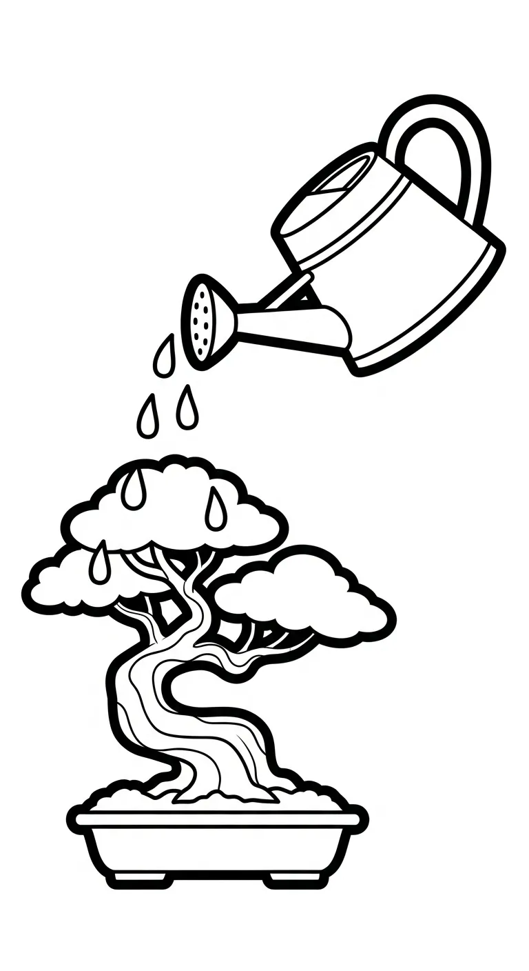 coloriage Bonsaï gratuit a imprimer 1