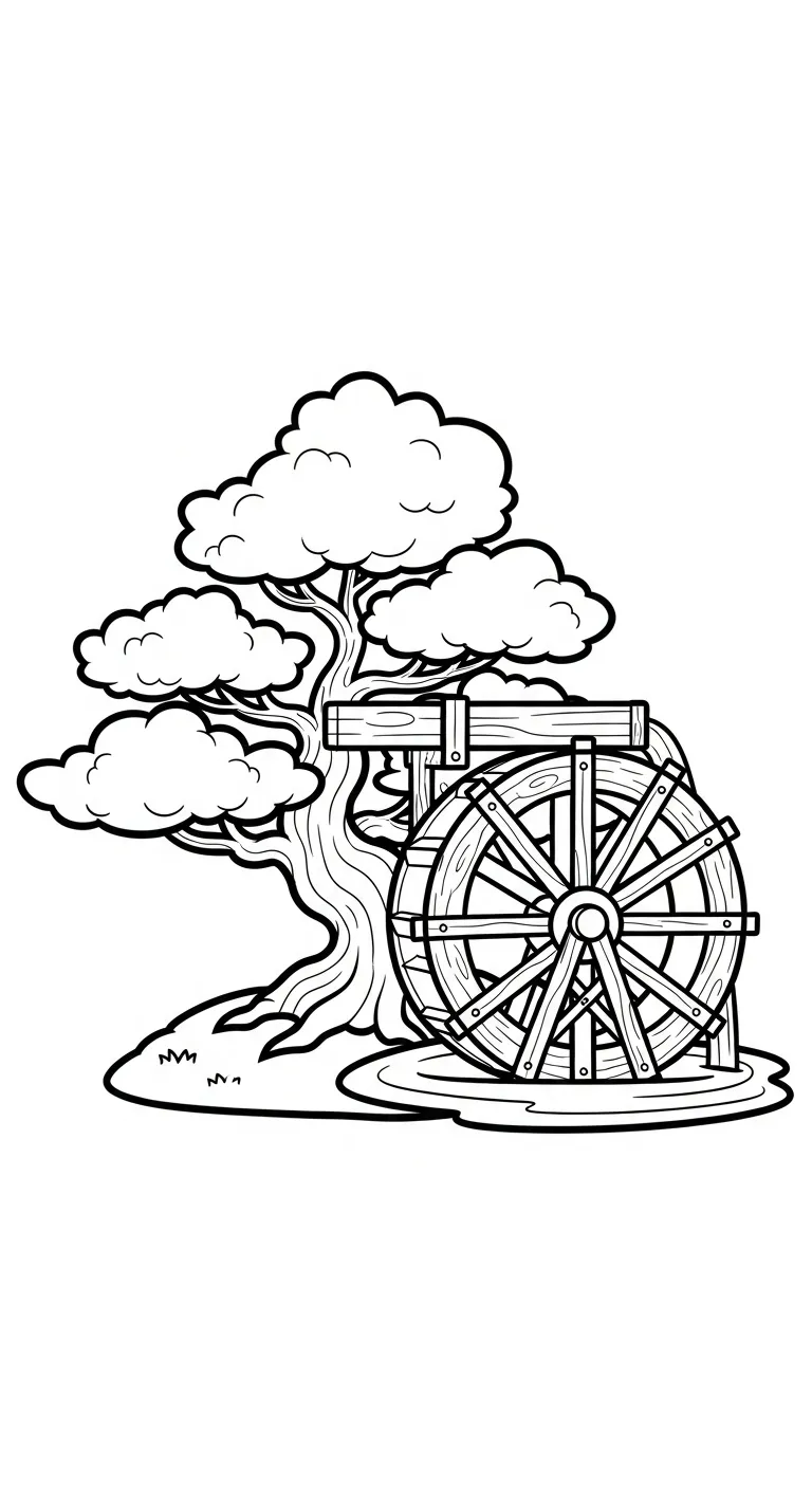 a imprimer coloriage Bonsaï gratuit 1