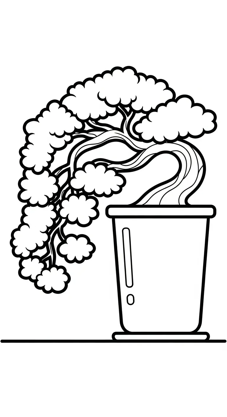 coloriage Bonsaï a imprimer gratuitement