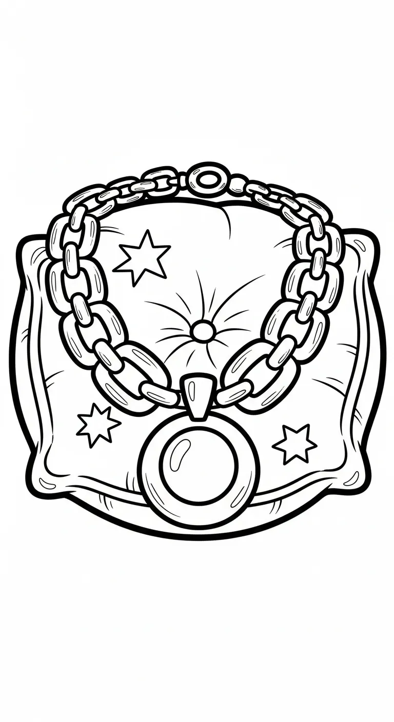 coloriage Collier a colorier en ligne