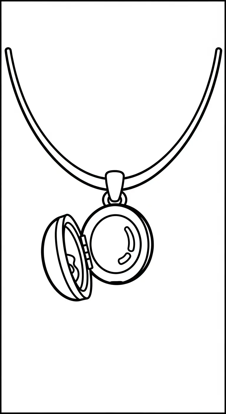 coloriage Collier a colorier en ligne 2