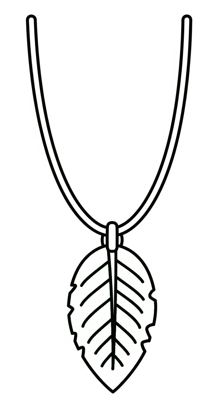 image pour coloriage Collier enfant