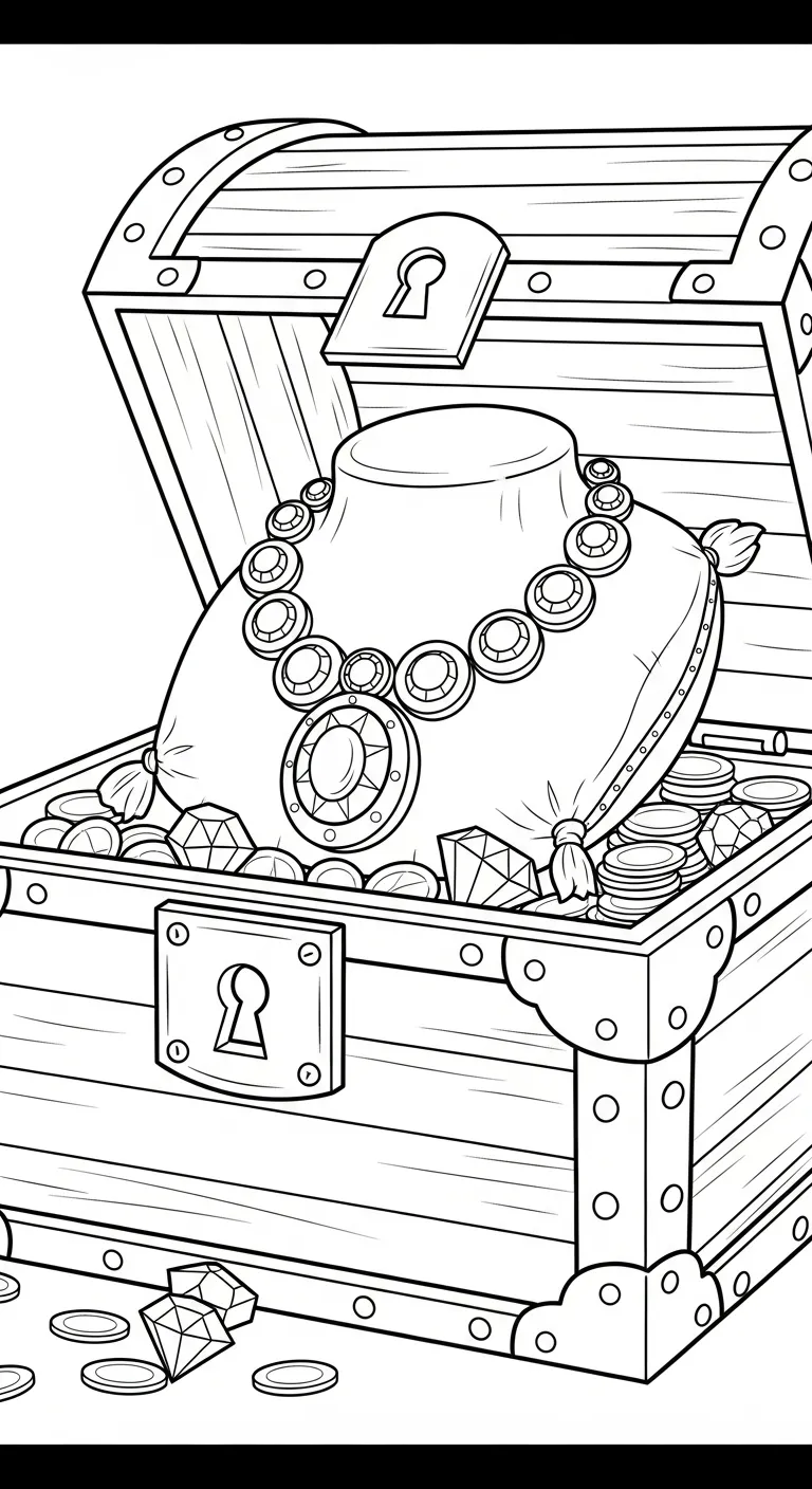 coloriage Collier pour enfant de 5 ans