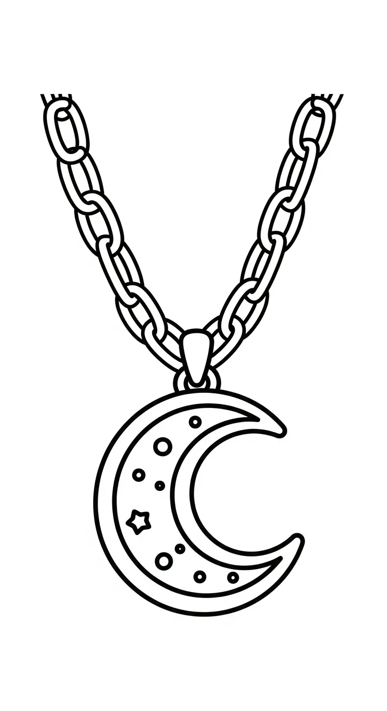 coloriage Collier à imprimer pour enfant de 3 ans
