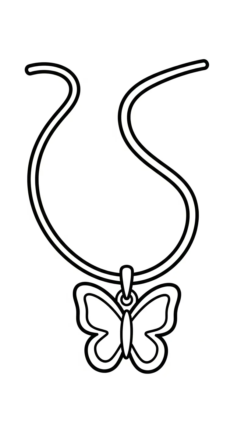 coloriage Collier pour enfant de 4 ans