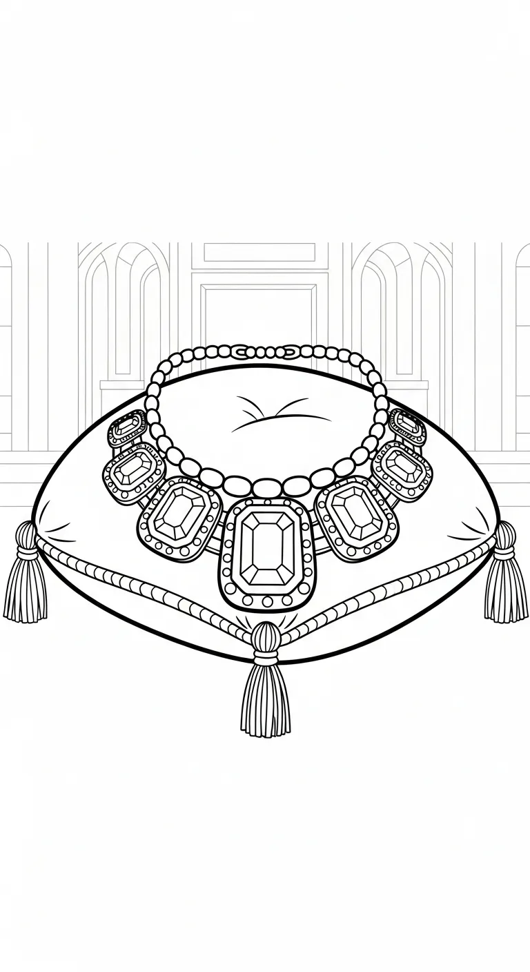coloriage Collier et dessin a imprimer