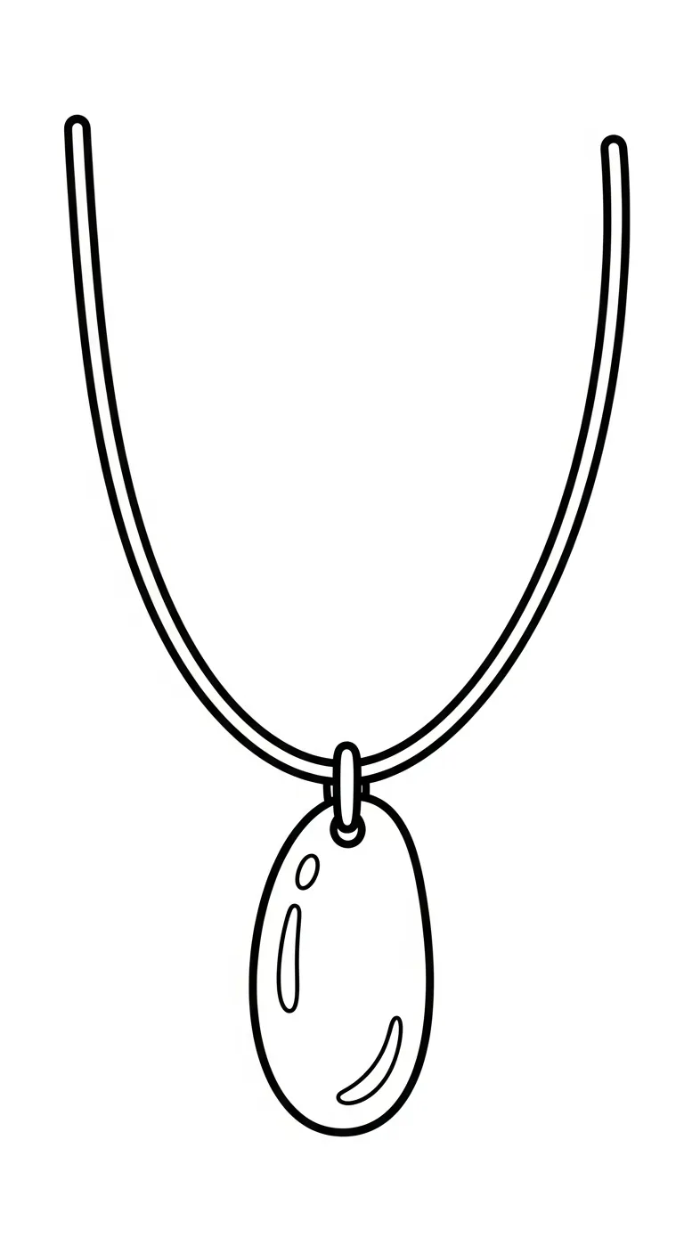 coloriage Collier pour enfant de 3 ans