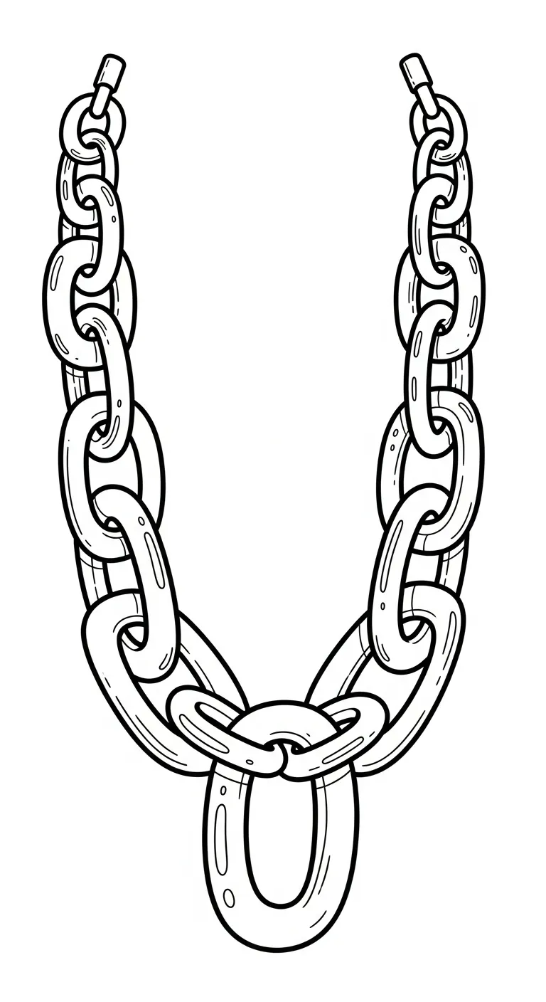 coloriage Collier pour enfant de 2 ans