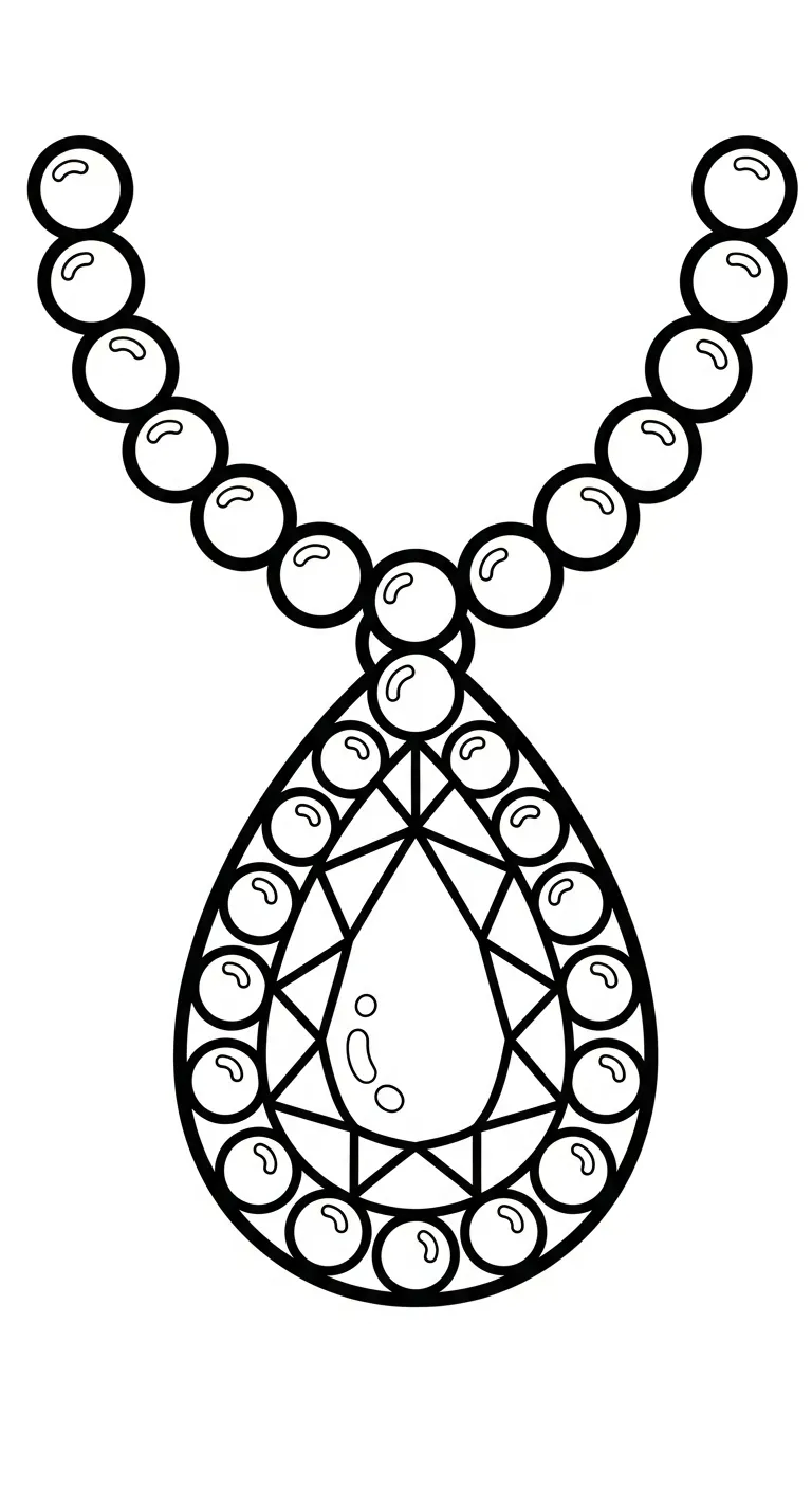 coloriage Collier et dessins