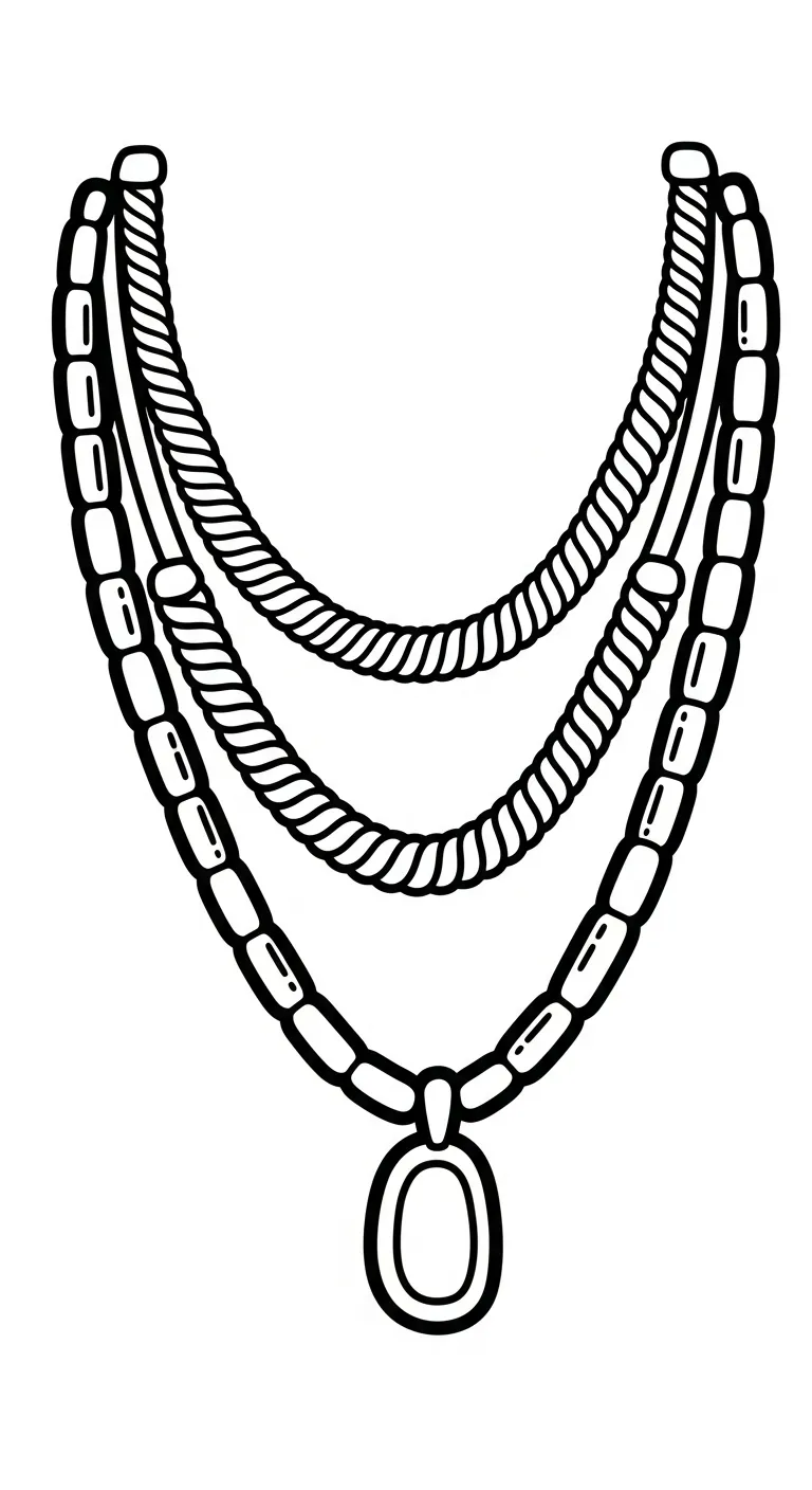 coloriage Collier pour enfant de 10 ans