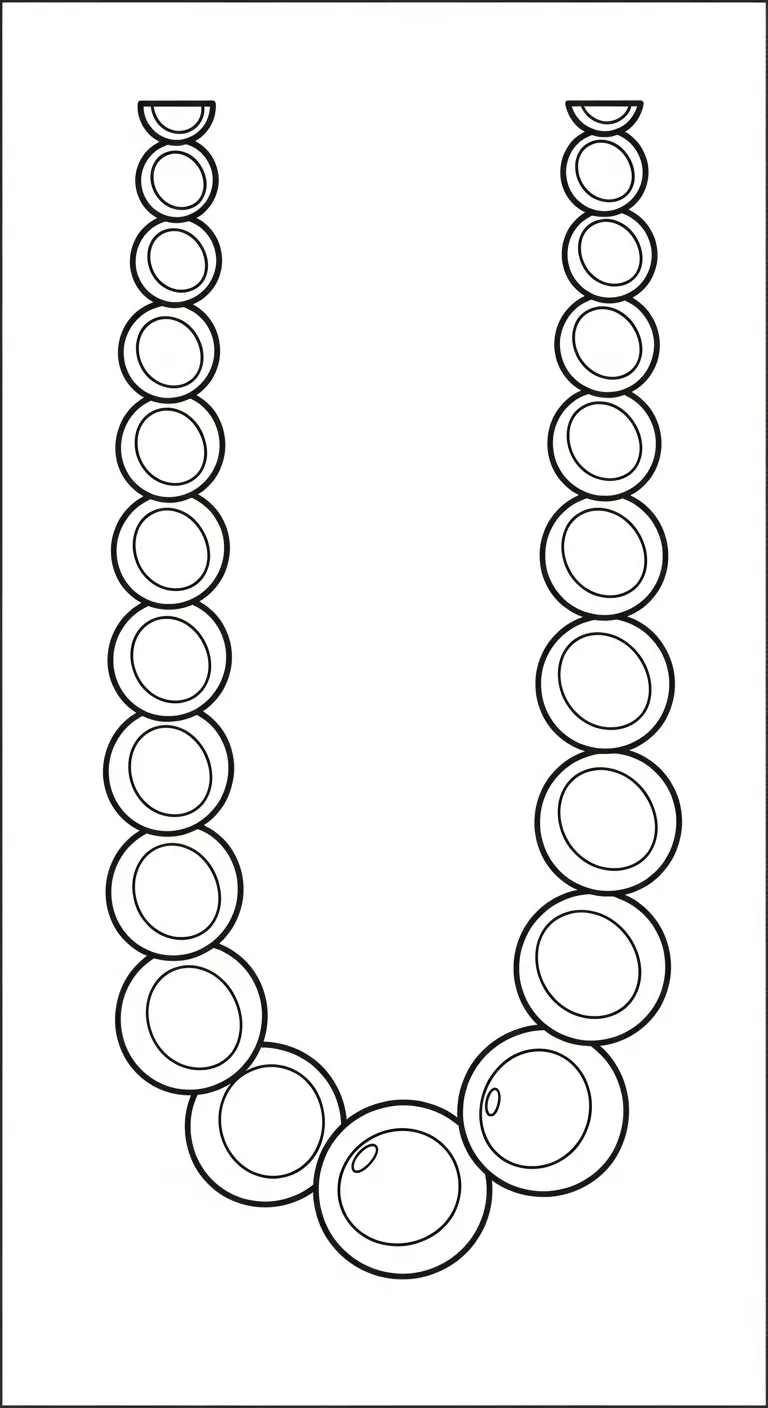 coloriage Collier pour enfant
