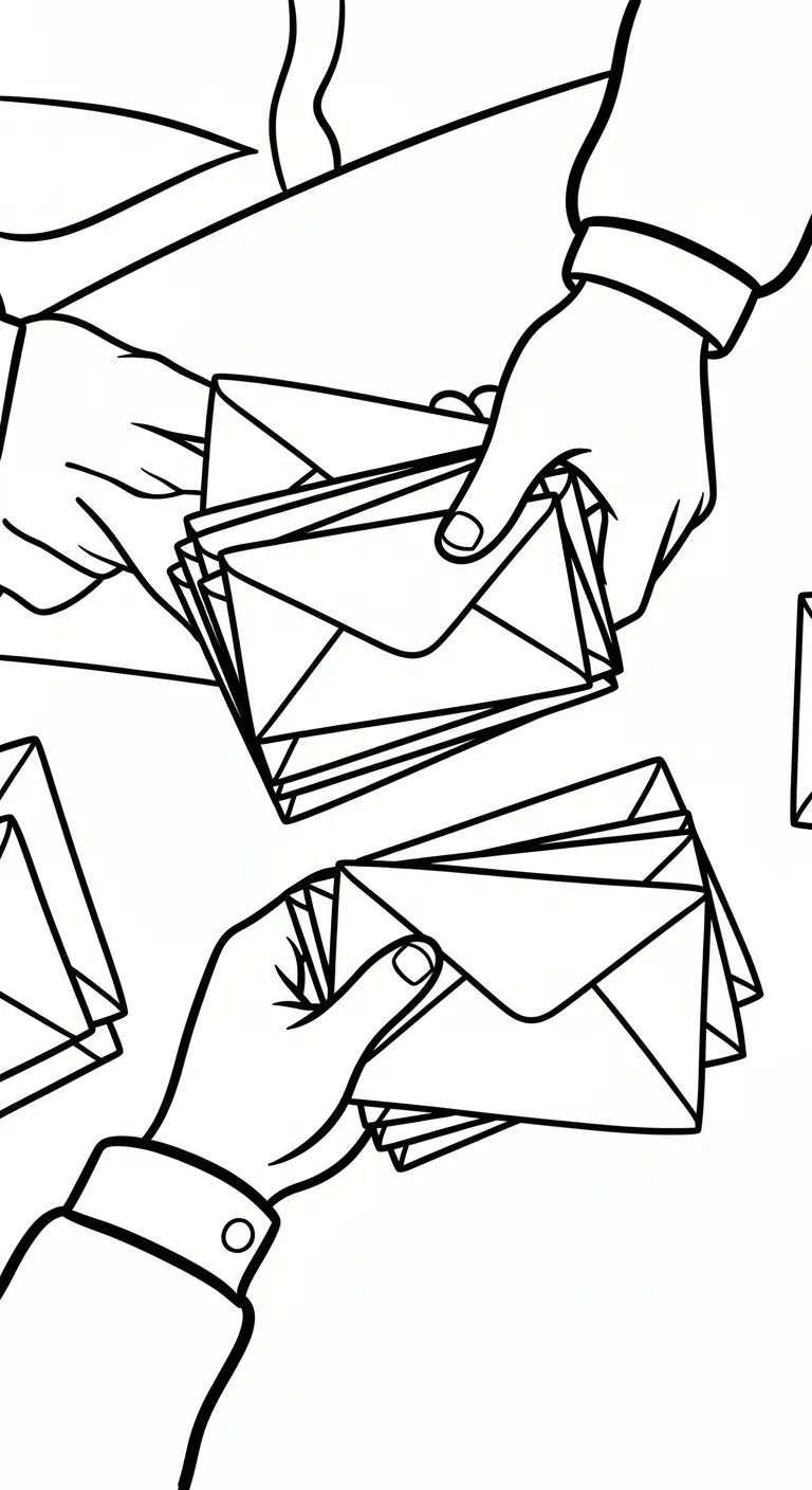 coloriage Facteur à imprimer gratuitement pdf