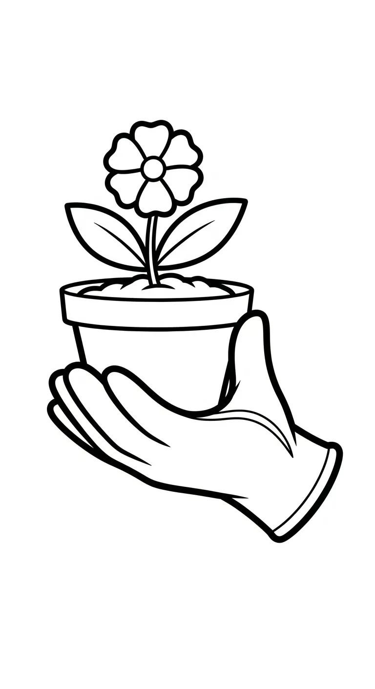 coloriage Gant à imprimer 1