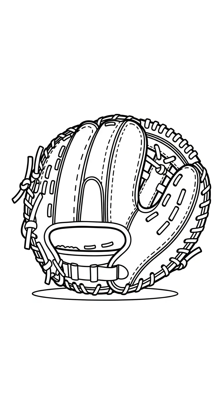 imprimer coloriage Gant