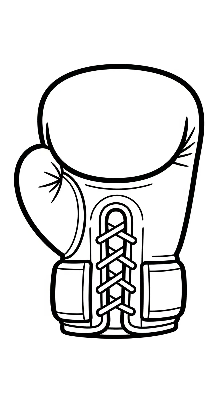 imprimer coloriage Gant pour enfant
