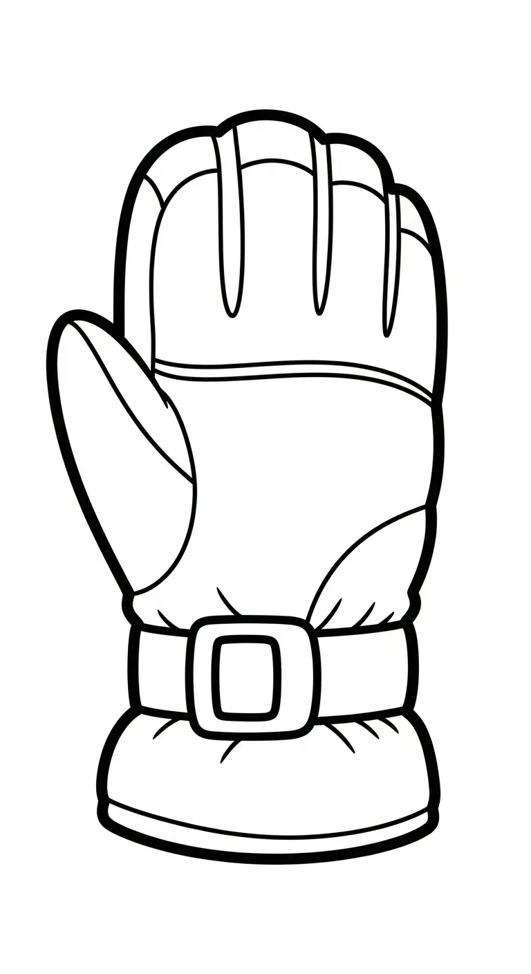 coloriage Gant et apprentissage
