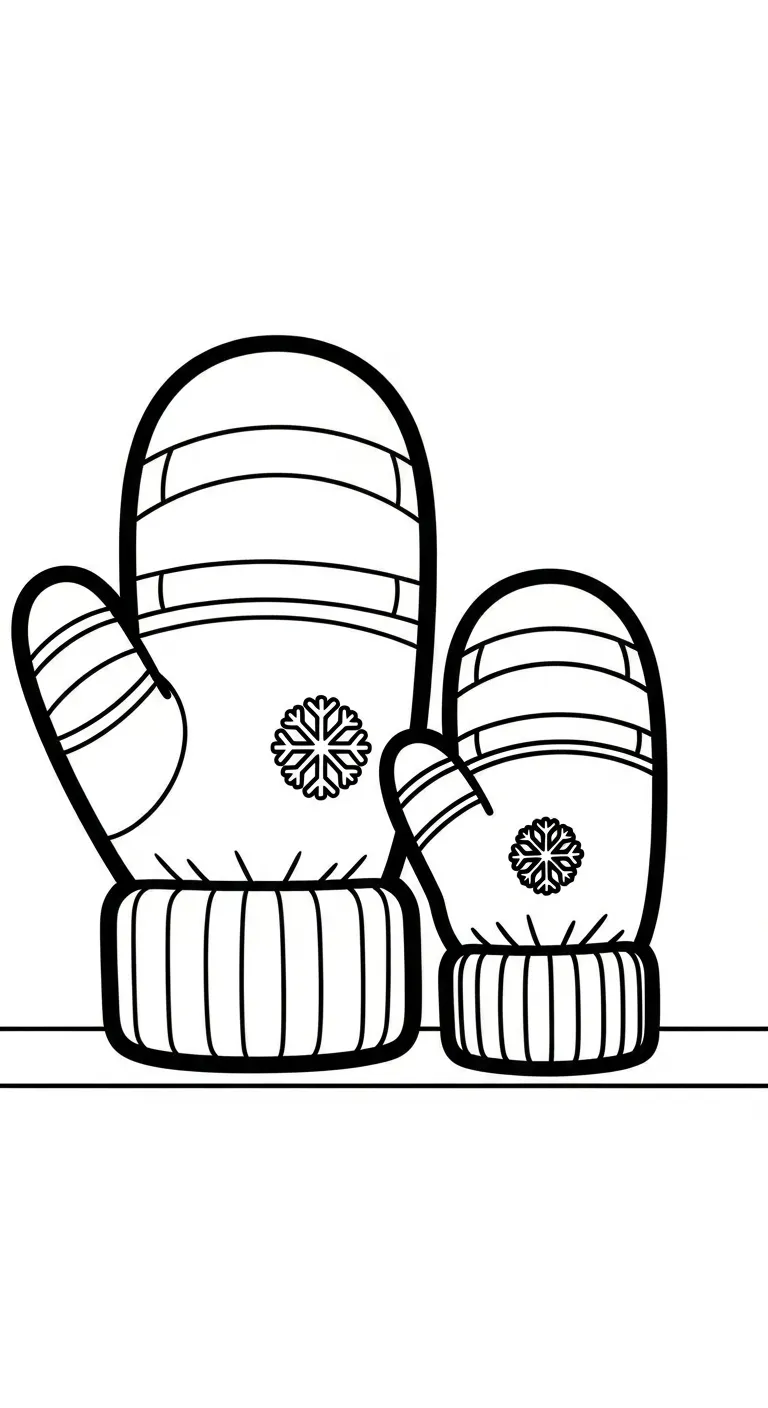 coloriage Gant a dessiner en ligne