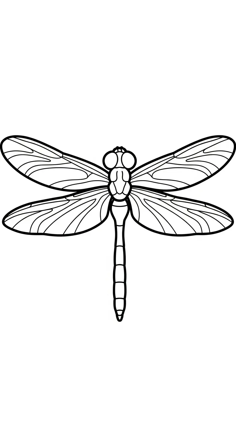 coloriage Libellule a imprimer