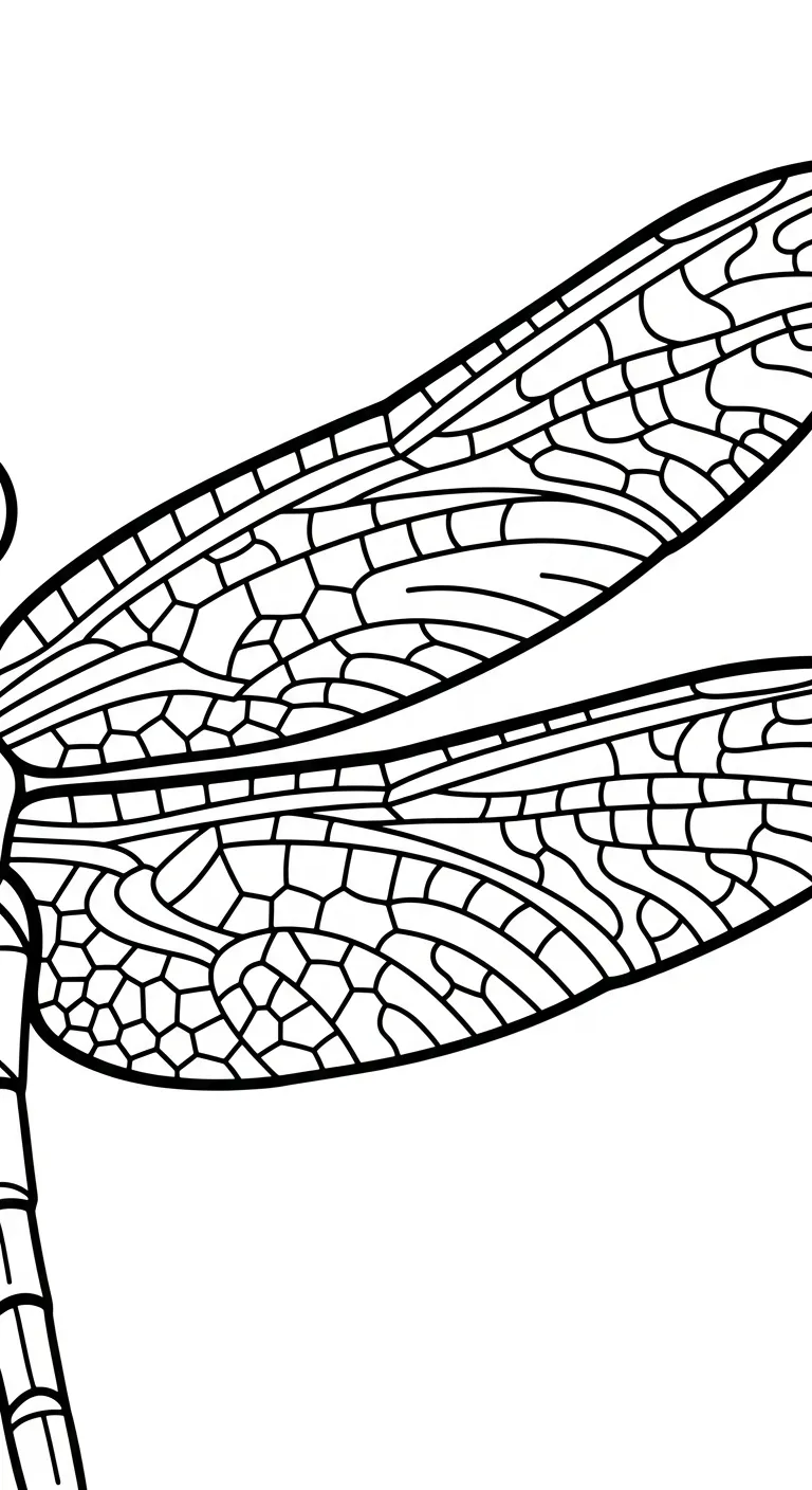 a imprimer coloriage Libellule gratuit